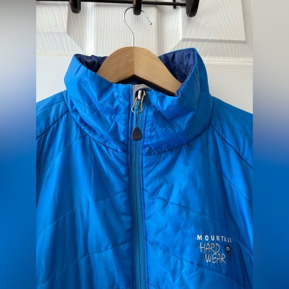 Mountain Hardwear men’s quilted blue nano puff zip jacket size XL - Picture 10 of 12